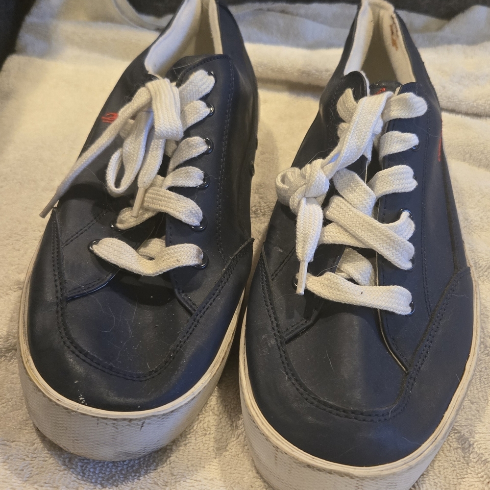 Polo by Ralph Lauren Navy and White Sneakers